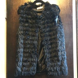 Nordstrom faux fur vest